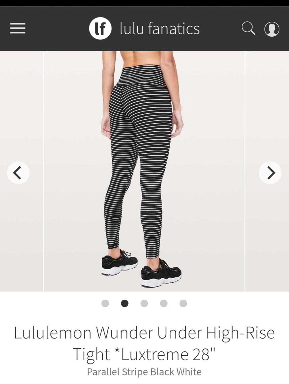 Lululemon Wunder Under High-Rise Tight *Luxtreme 28"

Parallel Stripe